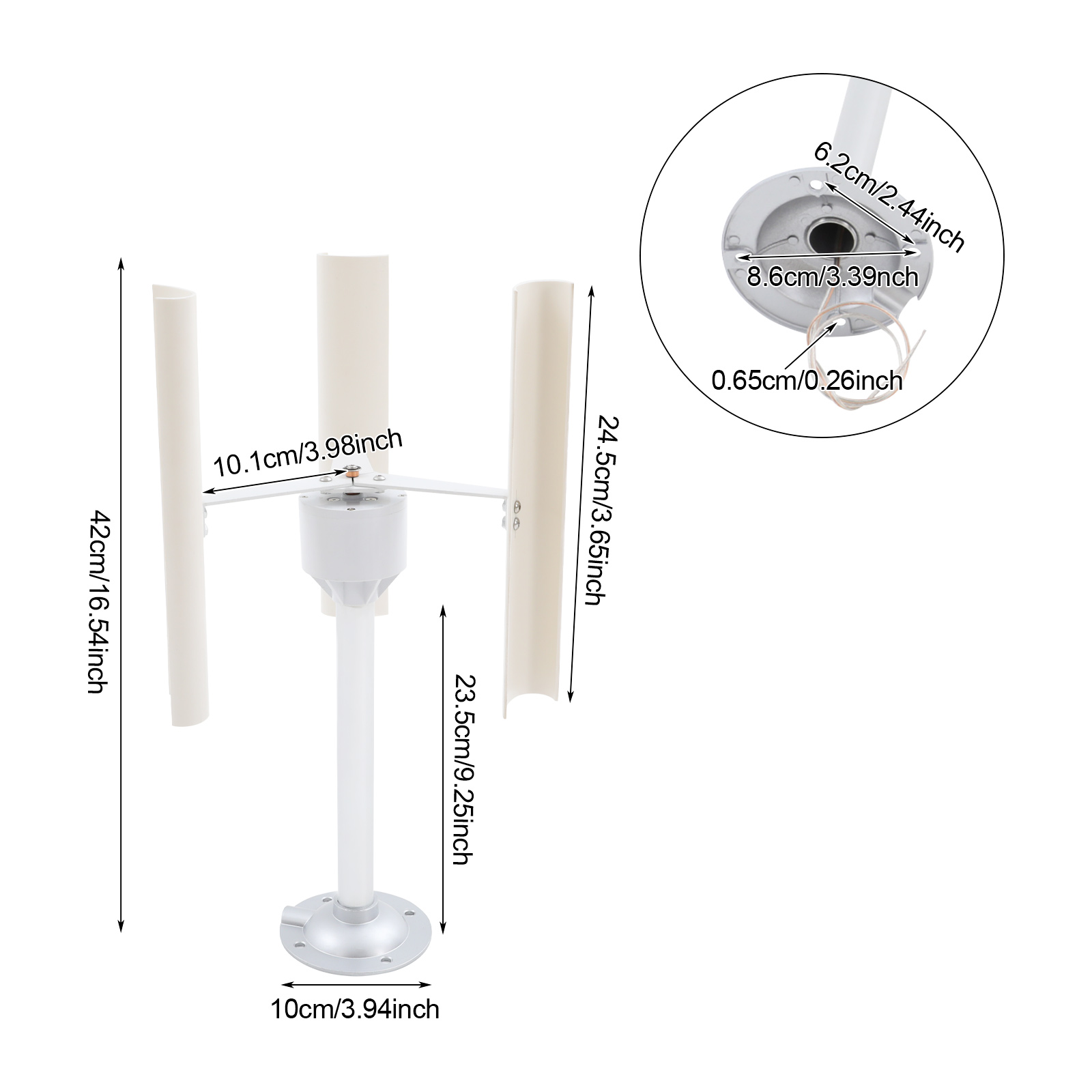 Vertical Axis Wind Turbine Gen - Science Project Kit ulasan dan harga