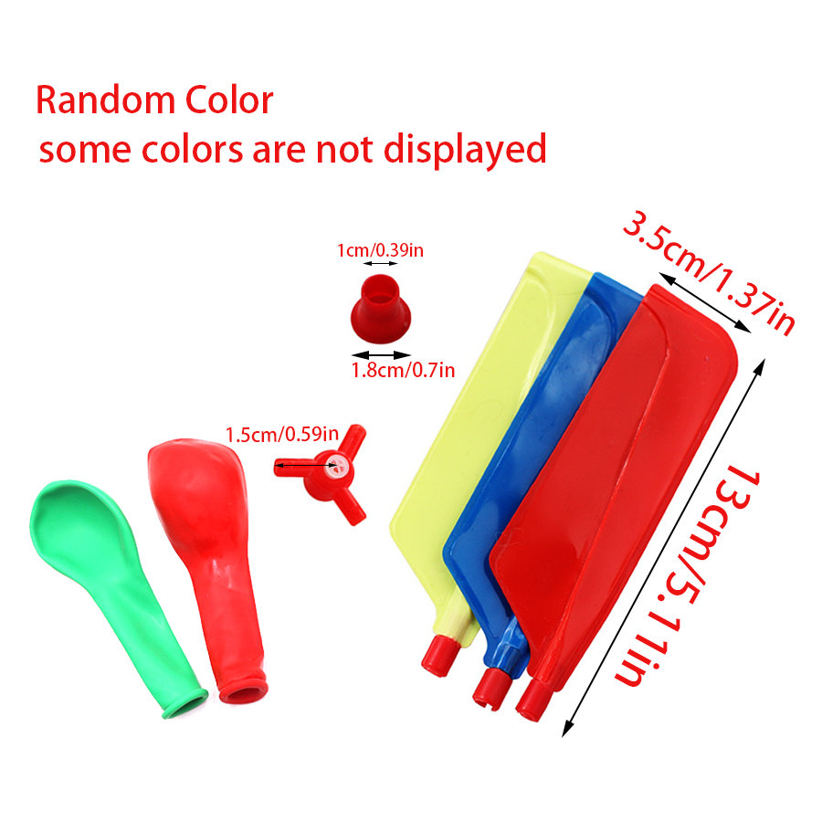 3/6/9sets Balloon Propeller He - Science Toy ulasan dan harga