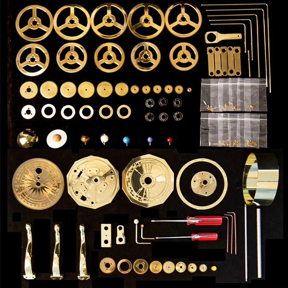 200Pcs DIY 3D Metal Orrery Sol - Solar System Orrery ulasan dan harga
