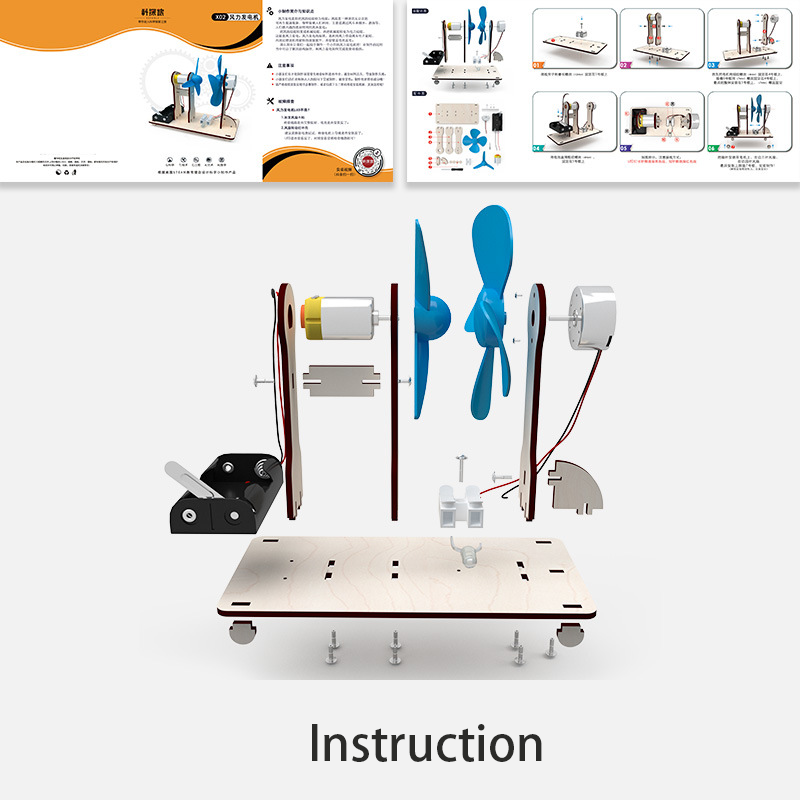 DIY Wind Driven Generator Mode - Science Project Kit ulasan dan harga