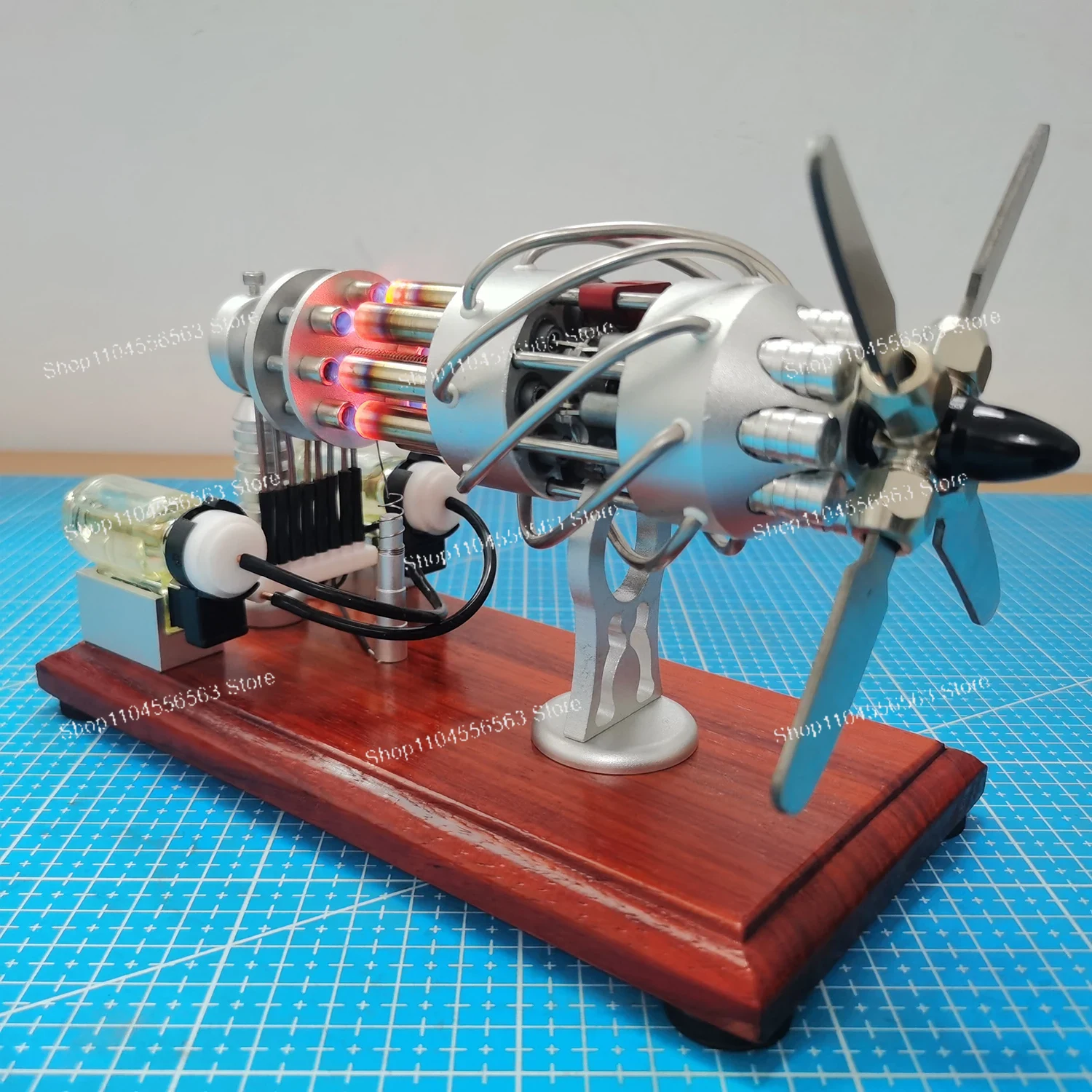 Hot Air 16-Cylinder Stirling E - Science Toy ulasan dan harga