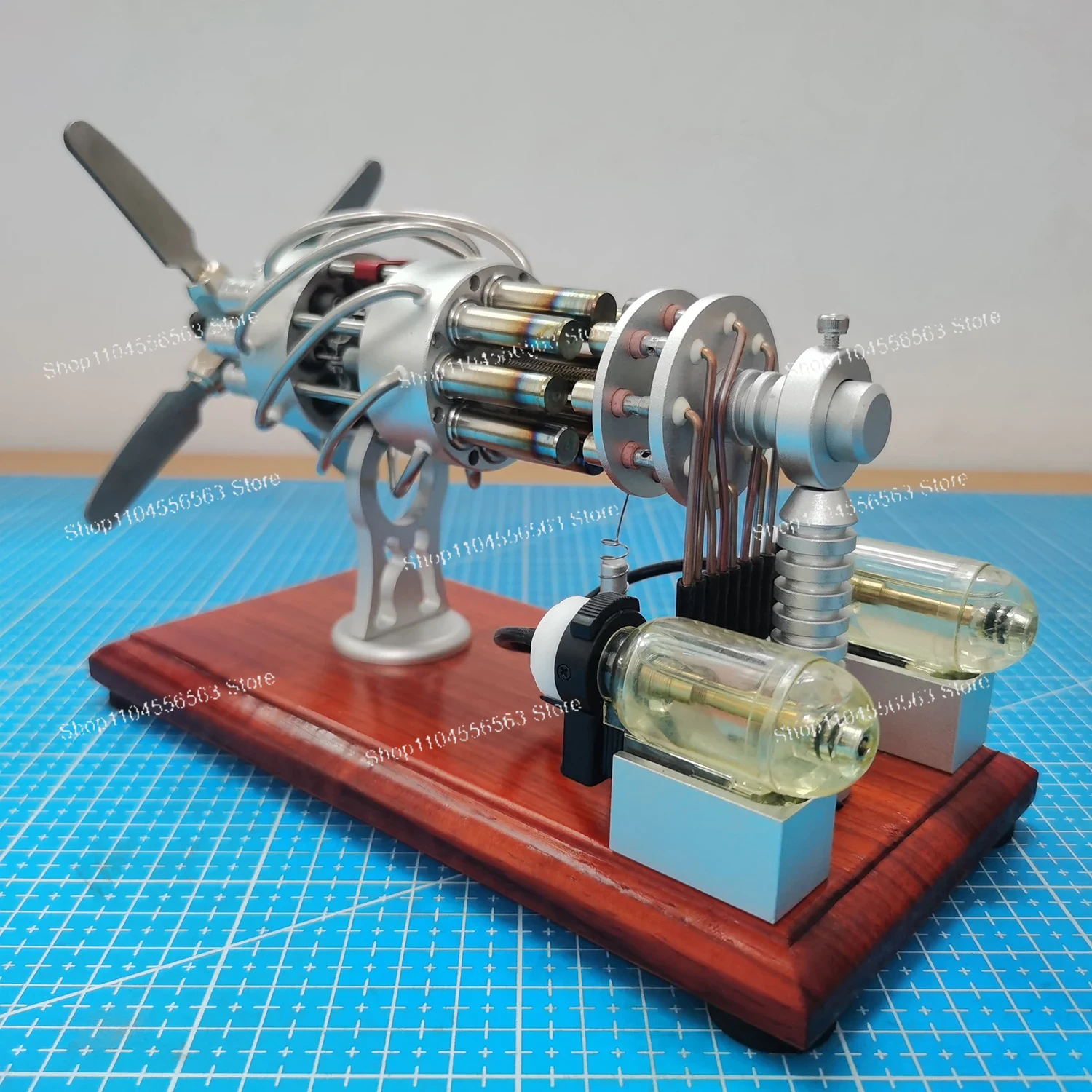 Hot Air 16-Cylinder Stirling E - Science Toy ulasan dan harga