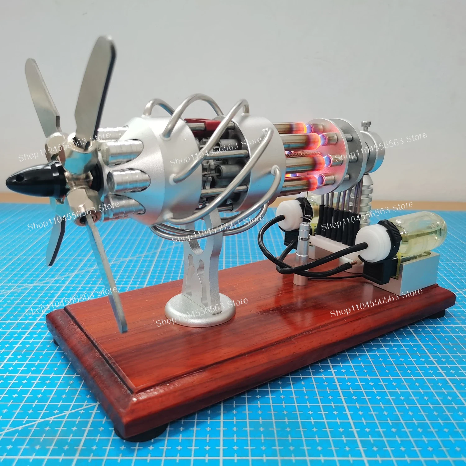 Hot Air 16-Cylinder Stirling E - Science Toy ulasan dan harga