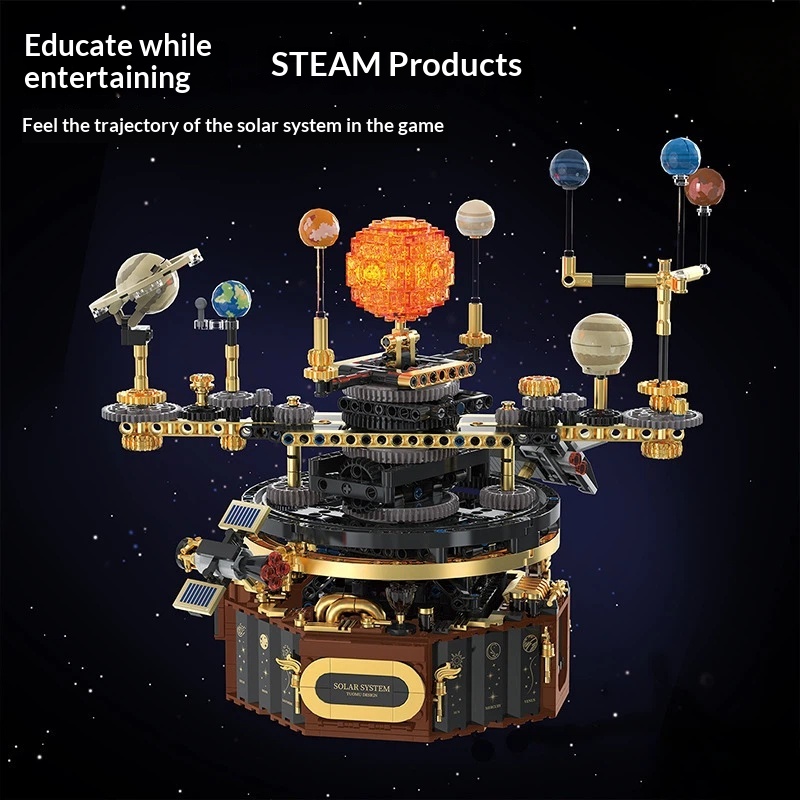 Tuomu T2004 Electric Solar Sys - Solar System Orrery ulasan dan harga