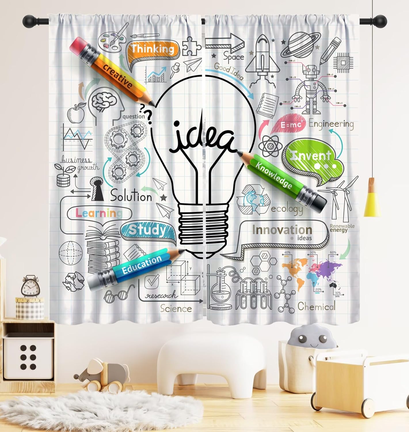 Cartoon Science Educational Bl - Science Nursery ulasan dan harga