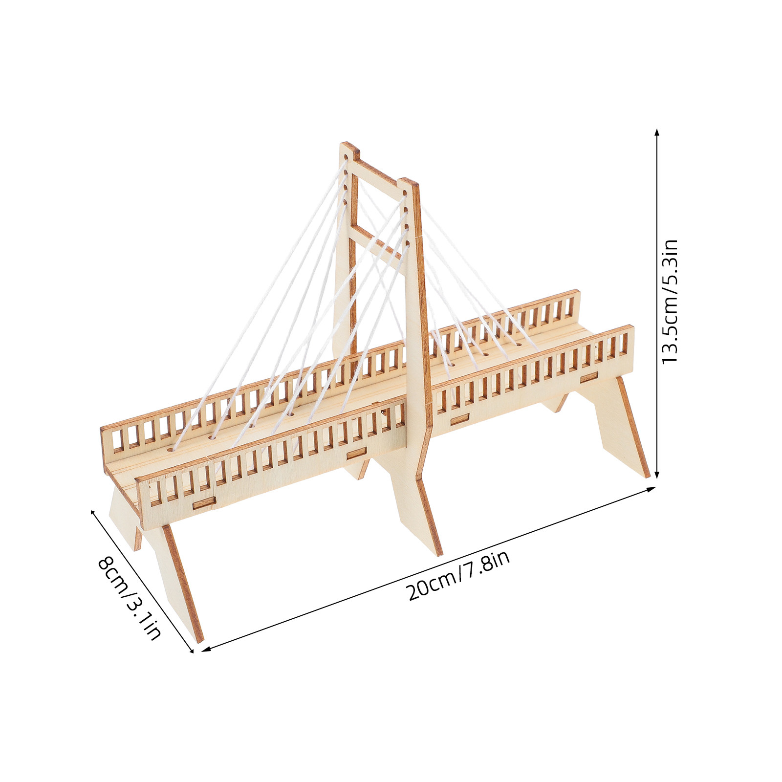 6Sets Stem Cable-Stayed Bridge - Science Project Physics ulasan dan harga