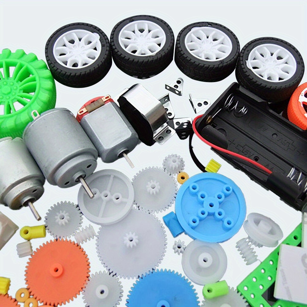 112pcs DC Motor Kit Electric M - Science Project Kit ulasan dan harga