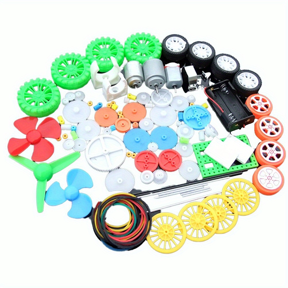 112pcs DC Motor Kit Electric M - Science Project Kit ulasan dan harga