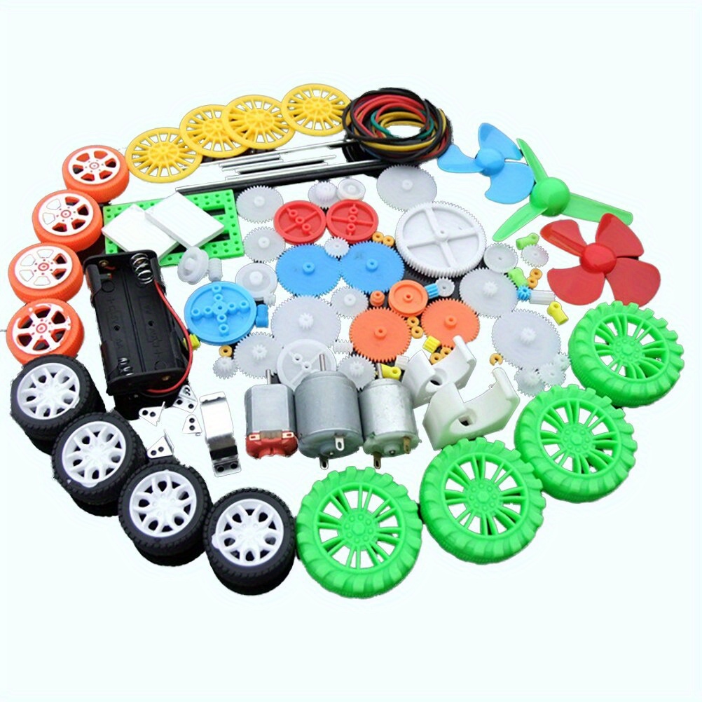 112pcs DC Motor Kit Electric M - Science Project Kit ulasan dan harga
